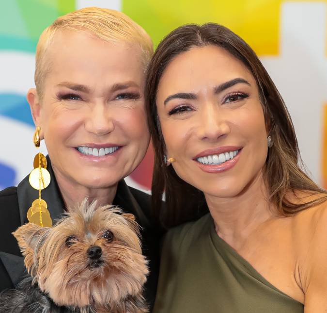 Xuxa Meneghel participa de <i>Programa Silvio Santos</i> com Patricia Abravanel