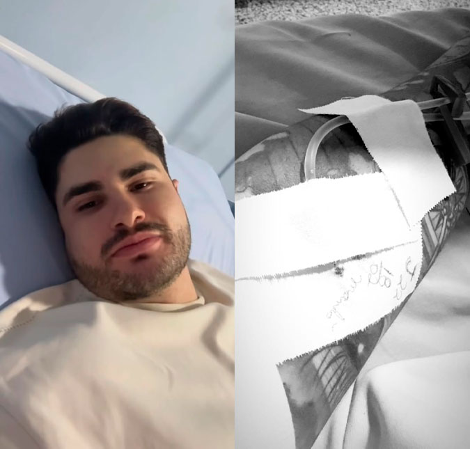 Lucas Souza surge no hospital após sentir fortes dores abdominais: <i>- Acabou ficando insuportável</i>