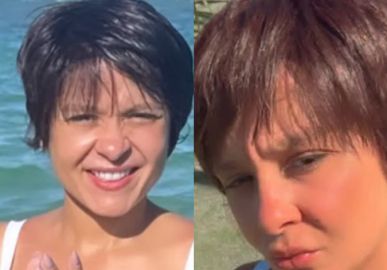 Maiara radicaliza no visual e surge com o cabelo curtinho