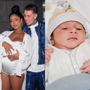 Cara de bravo? Lorena Maria brinca com expressão do filho com MC Daniel