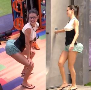 Vitória Strada diverte <i>sisters</i> com imitação de Gracyanne Barbosa no <i>BBB25</i>