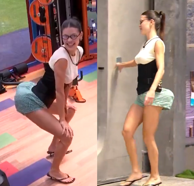 Vitória Strada diverte <i>sisters</i> com imitação de Gracyanne Barbosa no <i>BBB25</i>