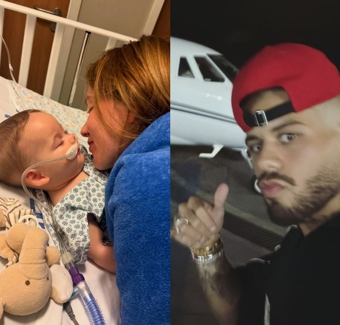 Virginia Fonseca revela que José Leonardo está com bronquiolite e Zé Felipe lamenta por ficar longe de filho: <i>Coração apertado</i>