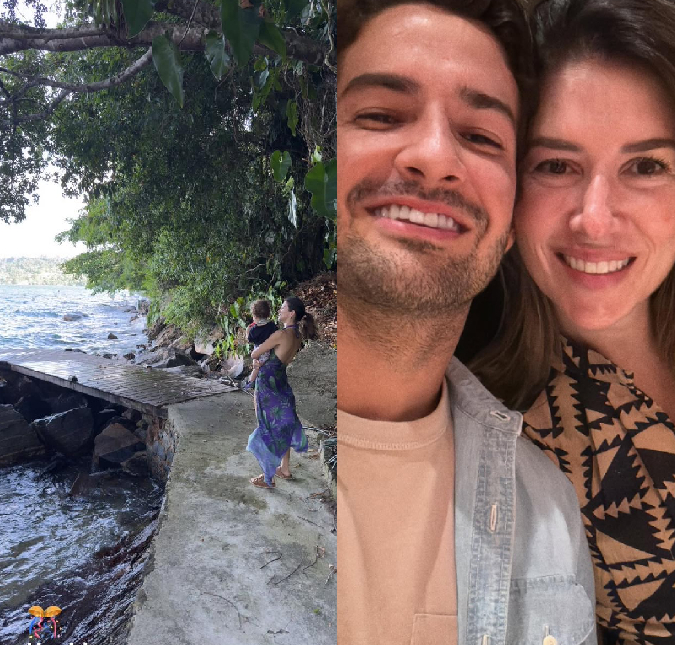 Carnaval em família! Alexandre Pato mostra o feriado ao lado de Rebeca Abravanel e filho