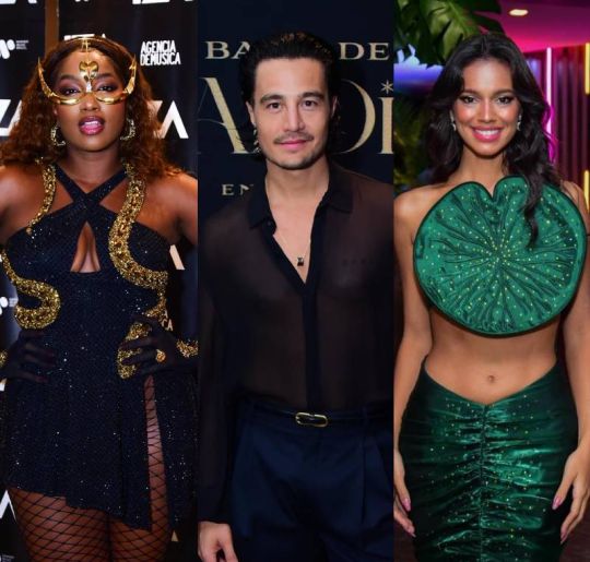 IZA, Tiago Iorc, Alane Dias... Veja os famosos que marcaram presença em baile de máscaras no Rio de Janeiro