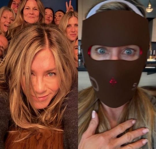 Jennifer Aniston, Julia Roberts, Kim Kardashian e mais famosas que adotaram o uso de máscaras de LED para a pele