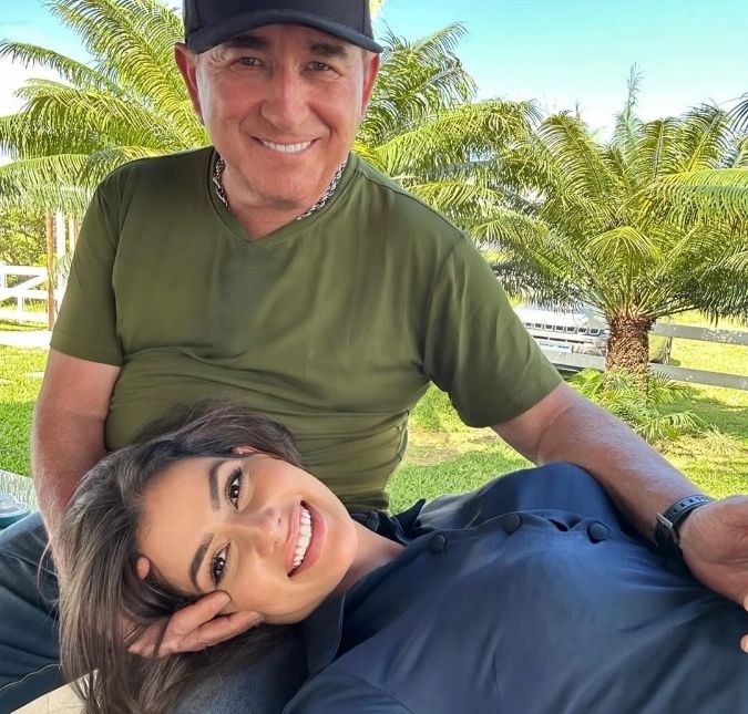 Calita Franciele exibe novos registros do casamento com Amado Batista e se declara: <i>A minha melhor escolha é você</i>