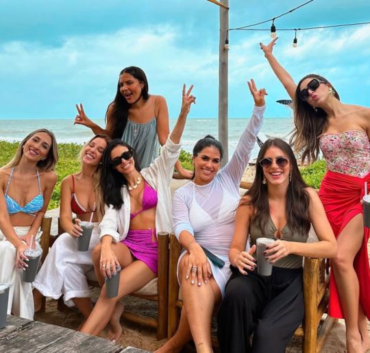Em meio a polêmicas com Neymar Jr., conheça as amigas que estão sempre ao lado de Bruna Biancardi