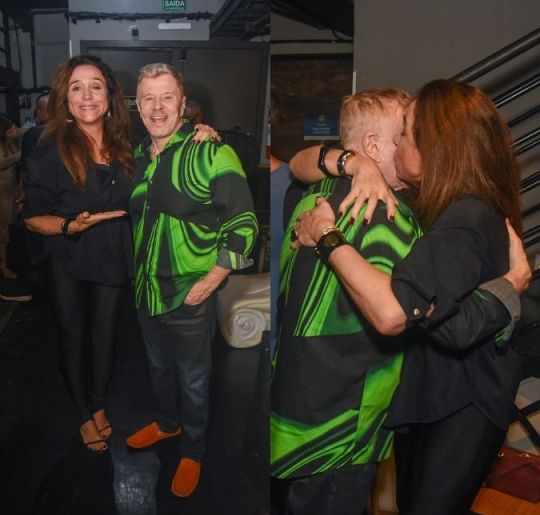 Miguel Falabella se reencontra com Marisa Orth em estreia <i>VIP</i> de musical. Veja quem mais esteve por lá!