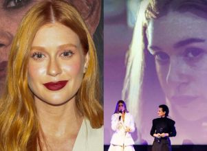 Marina Ruy Barbosa surge pela primeira vez caracterizada como Suzane Von Richthofen