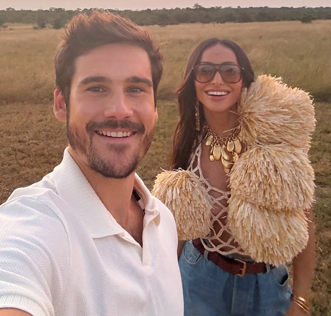 Nicolas Prattes e Sabrina Sato abrem álbum de fotos da lua de mel na África