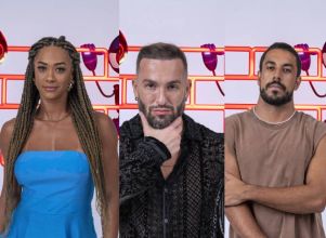 Aline, Maike e Diego estão no paredão no <I>BBB25</I>