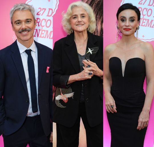 Marieta Severo, Ângelo Paes Leme, Suzana Pires... Elenco marca presença na pré-estreia de <I>Câncer com Ascendente em Virgem</i>