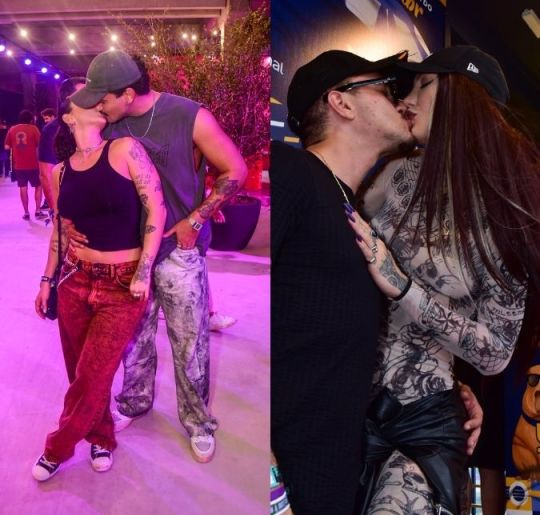 Lucas Pizane e Giovanna Lima, Christian Figueiredo e Zoo... Veja as celebridades que beijaram muito no <i>Lollapalooza 2025</i>