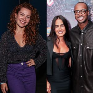 Fernanda Souza parabeniza Carol Peixinho e Thiaguinho por primeira gravidez: <i>Que lindos</i>
