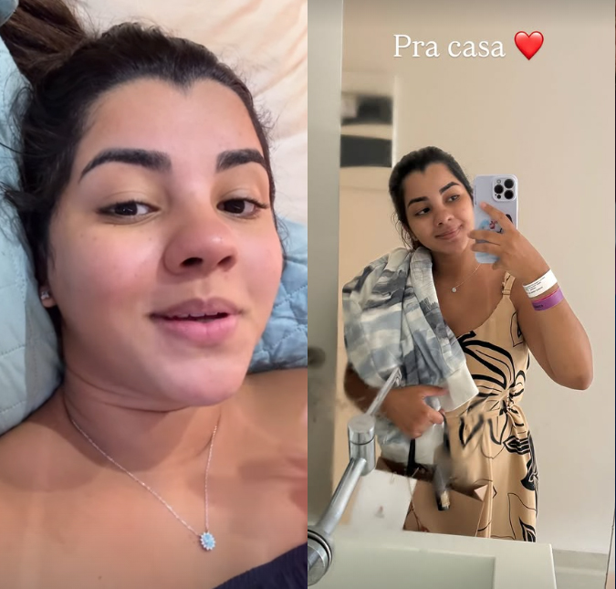 Grávida do segundo filho, Ary Mirelle realiza nova cerclagem e tranquiliza: <i>Deu certo, Joaquim tá bem e seguro</i>