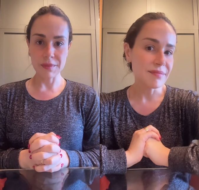 Nadja Haddad atualiza seguidores após cirurgia para fechar a diástase e remover hérnia: <i>- Estou ótima</i>
