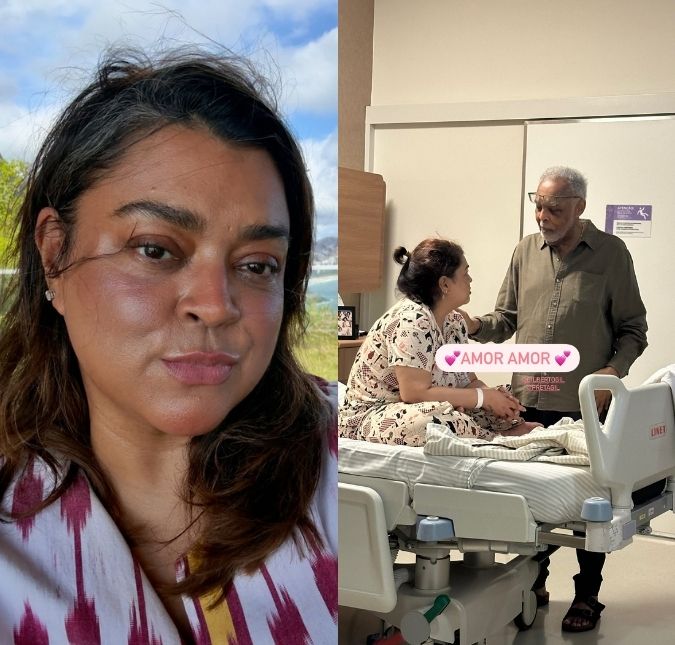 Internada em São Paulo, Preta Gil recebe visita de Gilberto Gil no hospital