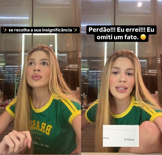 Karoline Lima desabafa após nova polêmica com Éder Militão e Tainá Castro: - <i>Recolha-se a sua insignificância</i>