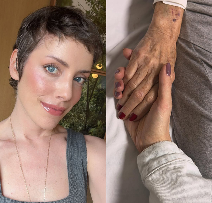 Avó de Fabiana Justus é diagnosticada com o mesmo tipo de câncer que ela: <I>Está respondendo bem ao tratamento</i>