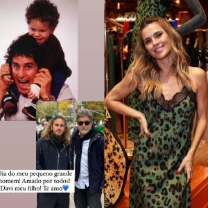 Marcos Frota e Carolina Dieckmann comemoram 26 anos de idade do filho, Davi