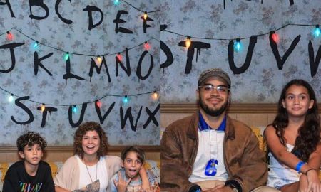 Bárbara Borges e Francisco Gil levam os filhos à estreia do <i>Stranger Things: The Experience</i>