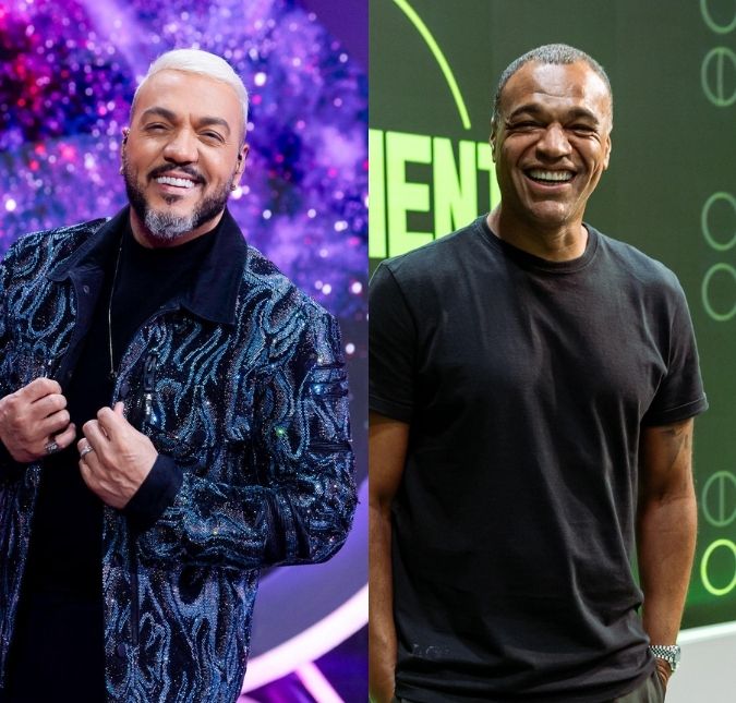 Belo diverte ao se declarar para Denílson durante <i>show: - Ele sabe que eu amo ele</i>
