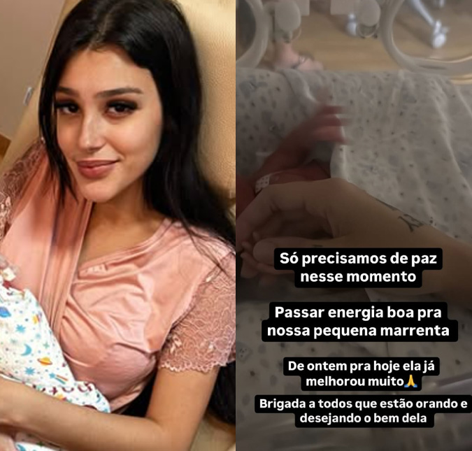 Bia Miranda abre álbum de fotos com Maysha e faz pedido: <i>Só precisamos de paz</i>