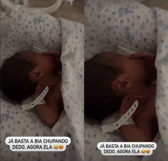 Bia Miranda atualiza estado de Maysha: <i>Pegou o peito pela primeira vez</i>. Veja o que sabemos sobre o estado de saúde da caçula da influenciadora