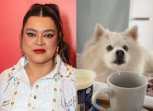 Preta Gil diverte a <i>web</i> ao mostrar cachorrinha querendo seu café da manhã
