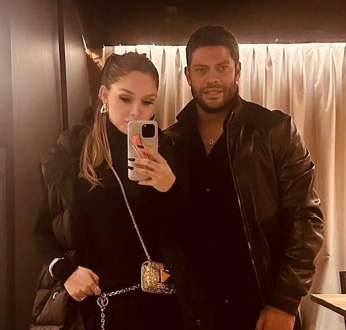Hulk comemora seis anos ao lado de Camila: <i>Que o nosso amor continue crescendo com respeito</i>