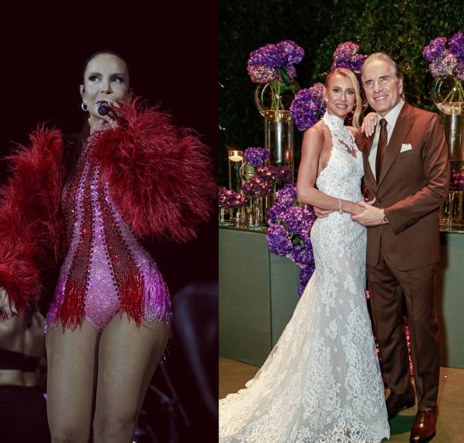 Ivete Sangalo faz <i>show</i> surpresa na festa luxuosa de Roberto Justus e Ana Paula Siebert e diverte público