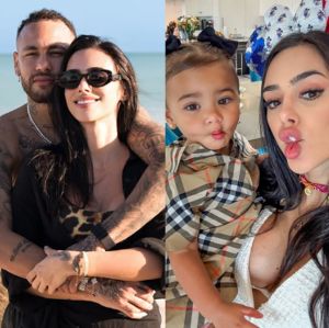 Tudo em paz! Neymar Jr. se derrete por clique de Bruna Biancardi e Mavie