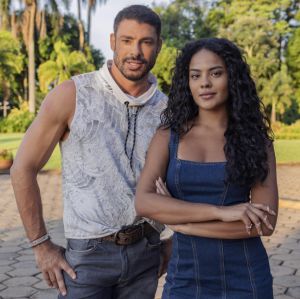 Bella Campos e Cauã Reymond voltam a ter desentendimento em gravação de cena de briga, diz colunista