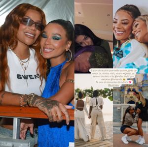 Brunna Gonçalves comemora oito anos com Ludmilla: <i>Muito orgulho da nossa história</i>
