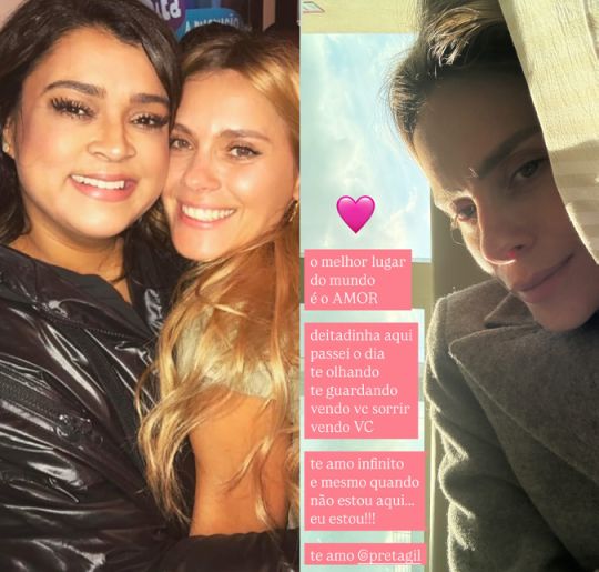 Carolina Dieckmann visita Preta Gil no hospital: <i>Te amo infinito</i>. Saiba tudo sobre a amizade delas