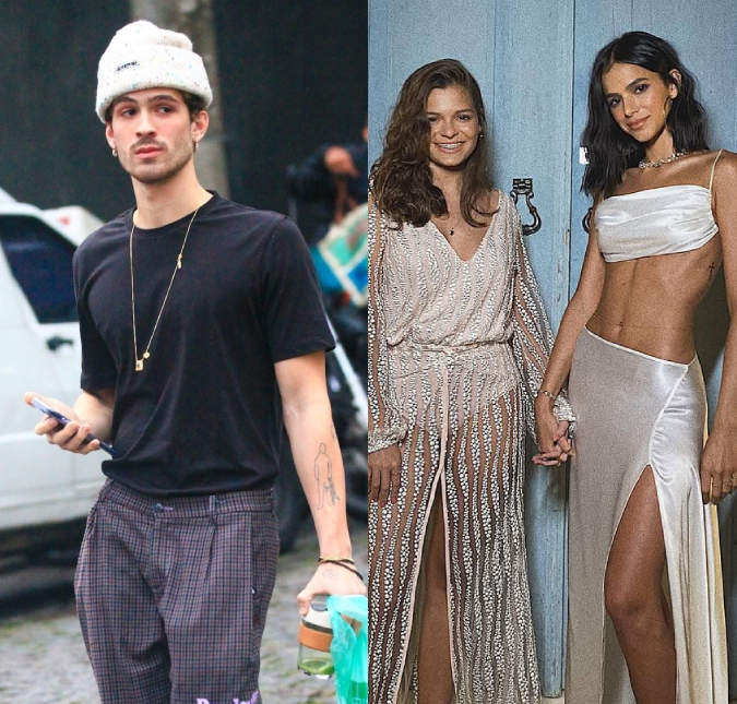 Ex-cunhados, João Guilherme e irmã de Bruna Marquezine marcam presença em <I>show</i> de João Lucas