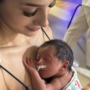 Bia Miranda atualiza estado de Maysha: <i>Pegou o peito pela primeira vez</i>. Veja o que sabemos sobre o estado de saúde da caçula da influenciadora