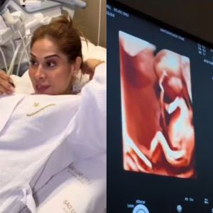 Maíra Cardi faz ultrassom morfológico e desabafa: <I>Um dos exames mais importantes</i>. Veja tudo que sabemos sobre a segunda gestação do casal