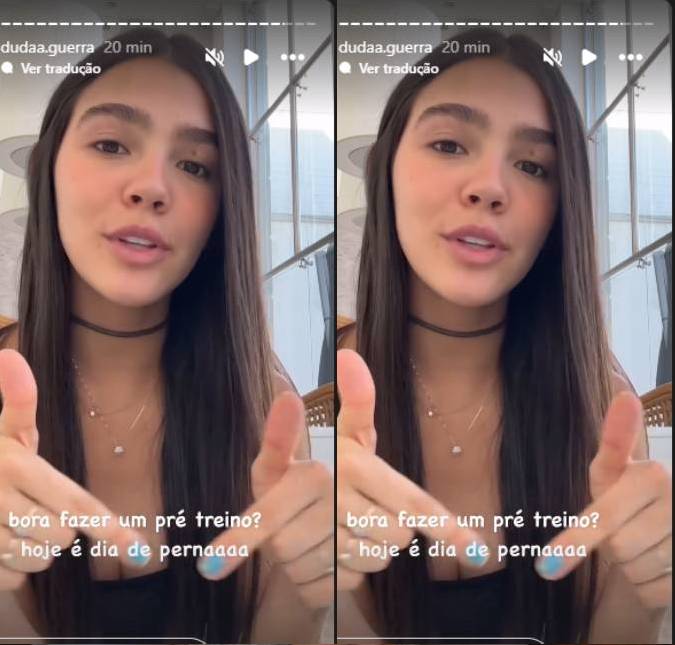 Em meio à polêmica, Duda Guerra aparece usando aliança de namoro com Benício Huck