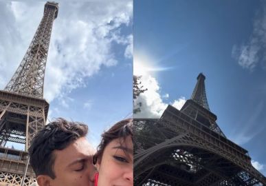 Xamã e Sophie Charlotte oficializam reconciliação ao posarem para clique romântico em Paris