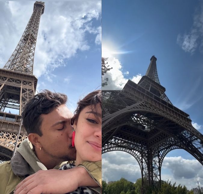 Xamã e Sophie Charlotte oficializam reconciliação ao posarem para clique romântico em Paris
