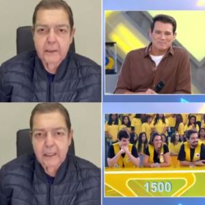 Faustão surge de surpresa no <i>SBT</i> e manda recado para família. Confira todas as vezes que o apresentador apareceu desde os transplantes