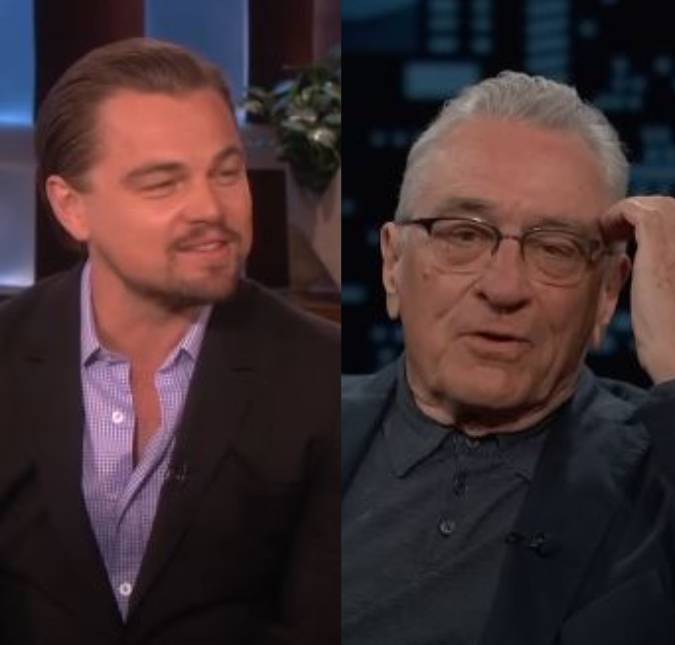 Leonardo DiCaprio entrega Palma de Ouro honorária a Robert De Niro em Cannes
