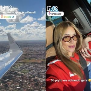 Acompanhada pela família, Virginia Fonseca chega a Brasília de jatinho para depor da CPI das <i>Bets</i>