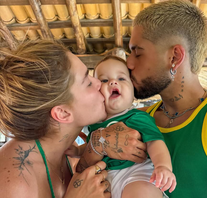 Após polêmicas, Virginia e Zé Felipe celebram oito meses do caçula, José Leonardo