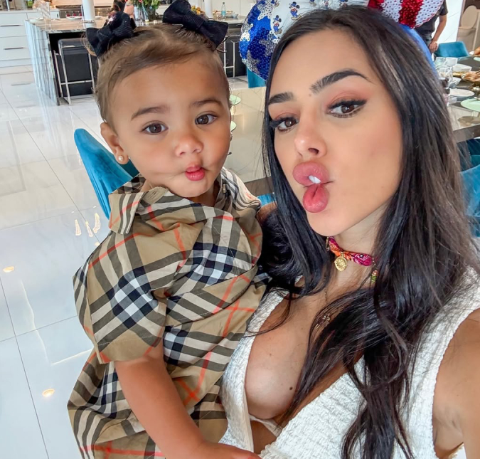 Irmã mais velha! Mavie surge fofíssima em novo clique do ensaio de gravidez de Bruna Biancardi; veja!