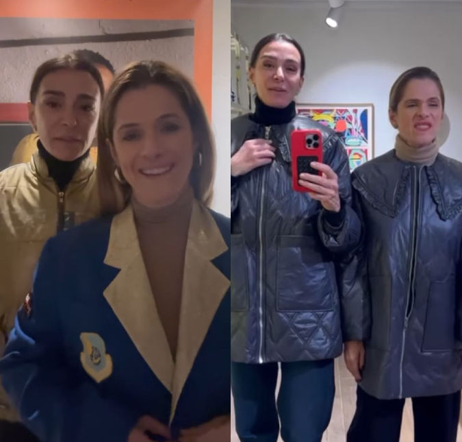 Veja os momentos mais hilários da amizade de Mônica Martelli e Ingrid Guimarães