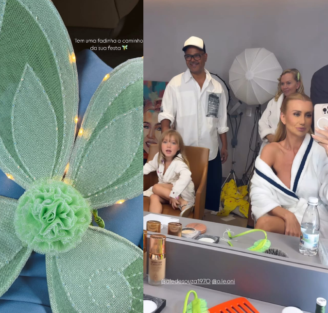 Ana Paula Siebert compartilha bastidores de preparação para festa de Vicky Justus