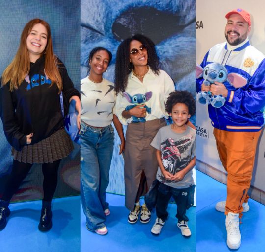 Viih Tube, Negra Li, Tiago Abravanel... Veja quem curtiu a pré-estreia de <I>Lilo e Stitch</I>
